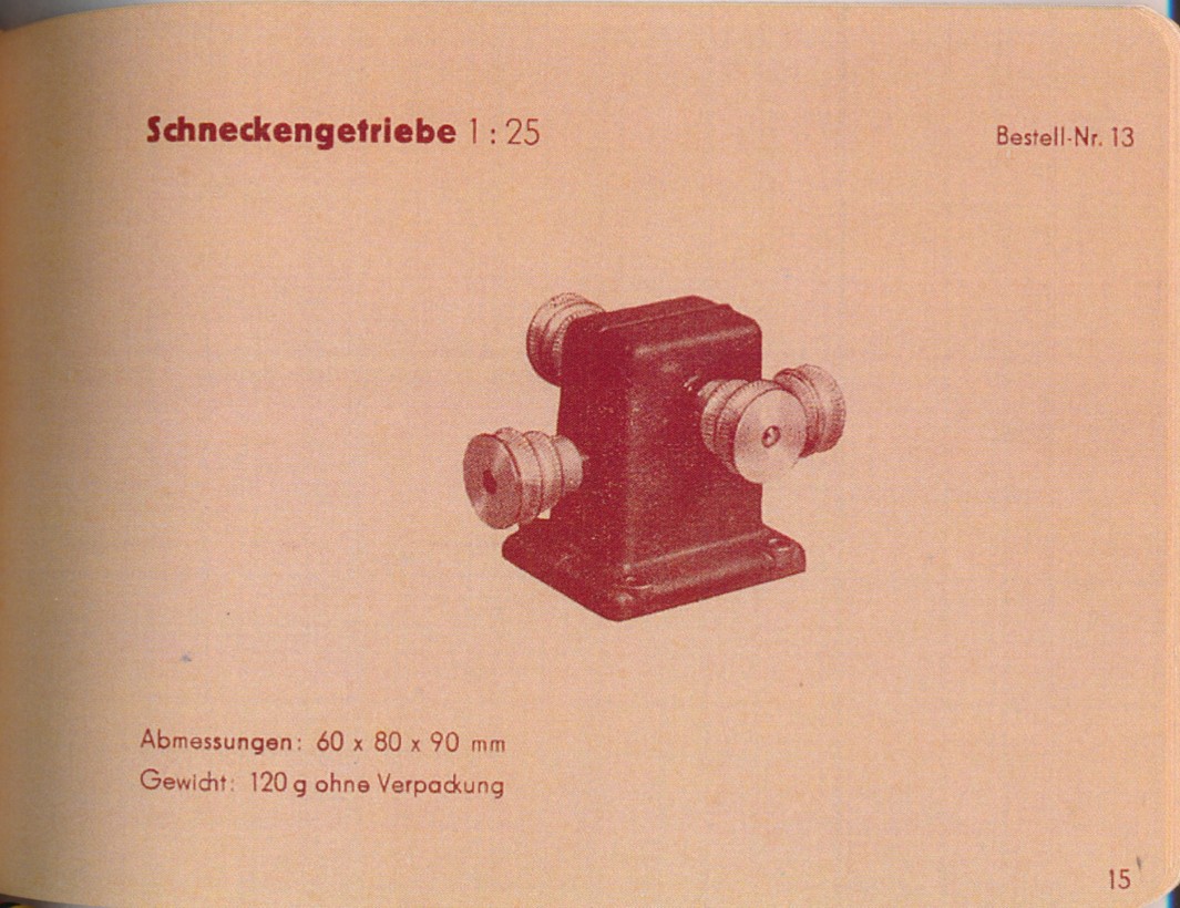 Katalog Oesterwitz Schneckengetriebe